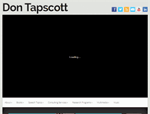 Tablet Screenshot of dontapscott.com